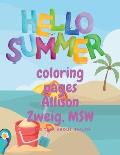 Summer fun--coloring pages