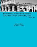 Journal of the International Relations and Affairs Group, Volume IV, Issue I