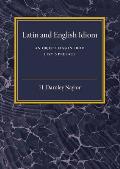 Latin and English Idiom: An Object Lesson from Livy's Preface