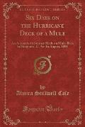 Six Days on the Hurricane Deck of a Mule: An Account of a Journey Made on Mule-Back in Honduras, C. An; In August, 1891 (Classic Reprint)