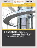 Mindtap Business Statistics, 1 Term (6 Months) Printed Access Card for Anderson/Sweeney/Williams' Essentials of Modern Business Statistics with Micros
