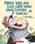 There Was an Old Lady Who Swallowed a Chick a Board Book