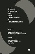 Regional Integration and Trade Liberalization in Subsaharan Africa: Volume 1: Framework, Issues and Methodological Perspectives