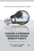 Toward a Common European Union Energy Policy: Problems, Progress, and Prospects