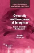 Ownership and Governance of Enterprises: Recent Innovative Developments