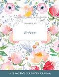 Adult Coloring Journal: Al-Anon (Floral Illustrations, La Fleur)
