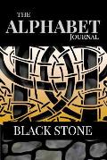 The Alphabet Journal - Black Stone: Your ideas kept dear on the fine formal Celtic design.