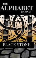 The Alphabet Journal - Black Stone: Your ideas kept dear on the fine formal Celtic design.