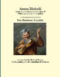 Anton Diabelli: Trenta Studi Facili per Chitarra Opus 39 (Thirty easy studies for the guitar) In Tablature and Modern Notation For Bar