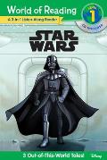 World of Reading Star Wars Star Wars 3 In 1 Listen Along Reader World of Reading Level 1 3 Tales of Adventure with CD