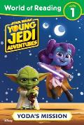 Star Wars Young Jedi Adventures World of Reading Yodas Mission