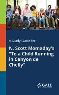 A Study Guide for N. Scott Momaday's To a Child Running in Canyon De Chelly