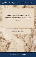 Poems, Lyric and Pastoral. In two Volumes. By Edward Williams, ... of 2; Volume 2