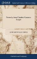 Poems by Anna Chamber Countess Temple