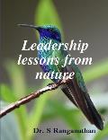 Leadership lessons from nature