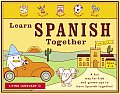 Learn Spanish Together With 3 48 Page Activity Books & Stickers & 3 60 Minute Audio CDs