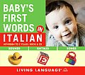 Babys First Words in Italian Newborn to 2 Years With Lyric Sheet & Booklet