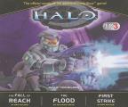 Halo Boxed Set The Fall of Reach The Flood First Strike On MP3 Disks