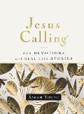 Jesus Calling 365 Devotions with Real Life Stories Hardcover with Full Scriptures