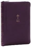 KJV Holy Bible: Compact with 43,000 Cross References, Purple Leathersoft with Zipper, Red Letter, Comfort Print: King James Version