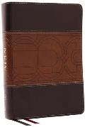 NKJV Study Bible, Leathersoft, Brown, Full-Color, Thumb Indexed, Comfort Print: The Complete Resource for Studying God's Word