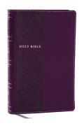 NKJV Holy Bible Personal Size Large Print Reference Bible Purple Leathersoft 43000 Cross References Red Letter Comfort Print New King James Version
