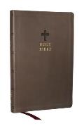 KJV Holy Bible Value Ultra Thinline Charcoal Leathersoft Red Letter Comfort Print