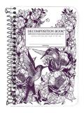 Hummingbirds Pocket Lined Coilbound Decomposition Book