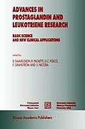 Advances in Prostaglandin and Leukotriene Research: Basic Science and New Clinical Applications