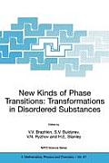 New Kinds of Phase Transitions: Transformations in Disordered Substances