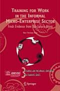 Training for Work in the Informal Micro-Enterprise Sector: Fresh Evidence from Sub-Sahara Africa