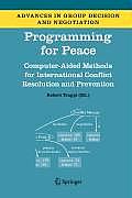 Programming for Peace: Computer-Aided Methods for International Conflict Resolution and Prevention