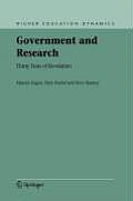 Government and Research: Thirty Years of Evolution