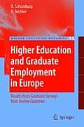 Higher Education and Graduate Employment in Europe: Results from Graduates Surveys from Twelve Countries