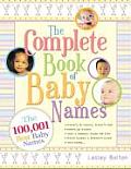 Complete Book Of Baby Names