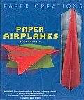 Paper Airplanes Book & Gift Set with 40 Sheets of 8x10 Paper & 1 Completed Airplane & 80 Paged All Color Book