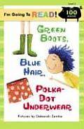 Green Boots Blue Hair Polka Dot Underwear