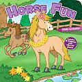 Horse Fun With Wipe Off Pages & 6 Crayons