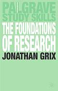 The Foundations of Research (Palgrave Study Guides)