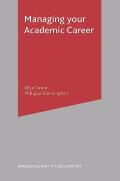 Managing Your Academic Career