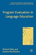 Program Evaluation in Language Education