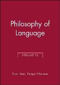 Philosophy of Language, Volume 16