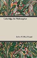 Coleridge As Philosopher