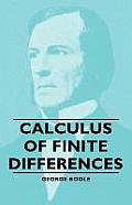 Calculus of Finite Differences