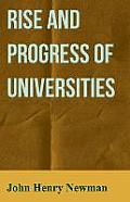 Rise and Progress of Universities