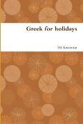 Greek for holidays