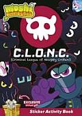 Moshi Monsters C L O N C Sticker Activity Book