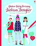 Fashion Designer Winter Collection Sticker Dolly Dressing