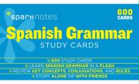 Spanish Grammar Sparknotes Study Cards