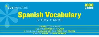 Spanish Vocabulary Sparknotes Study Cards